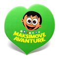 Mama voli bebu i Maksimove avanture - srce bedž - maksim - Anduja d.o.o.