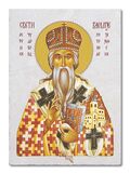 Sveti Vasilije Ostroški - ikona na kamenu