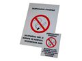 Nalepnica - zabranjeno pušenje - štamparija Anduja