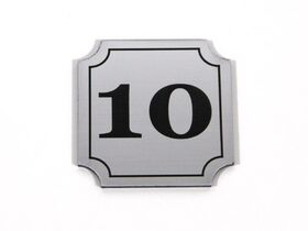 Pločica broj stana - štamparija Anduja