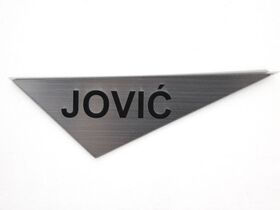 Pločica za vrata - pravougaona