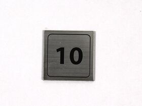 Pločica broj stana - štamparija Anduja