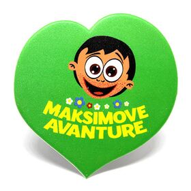 Mama voli bebu i Maksimove avanture - srce bedž - maksim - Anduja d.o.o.