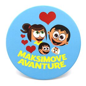 Mama voli bebu i Maksimove avanture - podmetači za čaše kružni - Anduja doo