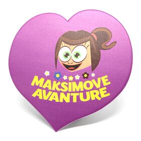 Mama voli bebu i Maksimove avanture - set 6 srcolikih podmetača za čaše