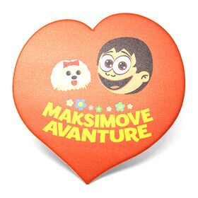 Mama voli bebu i Maksimove avanture - set 6 srcolikih podmetača za čaše