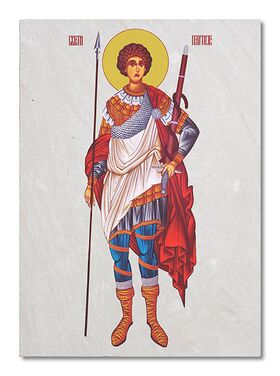 Sveti Georgije - Đurđic - ikona na kamenu